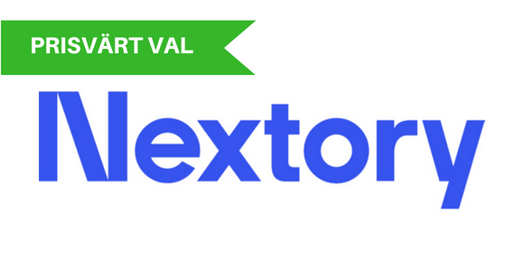 Nextory logo prisvärt val