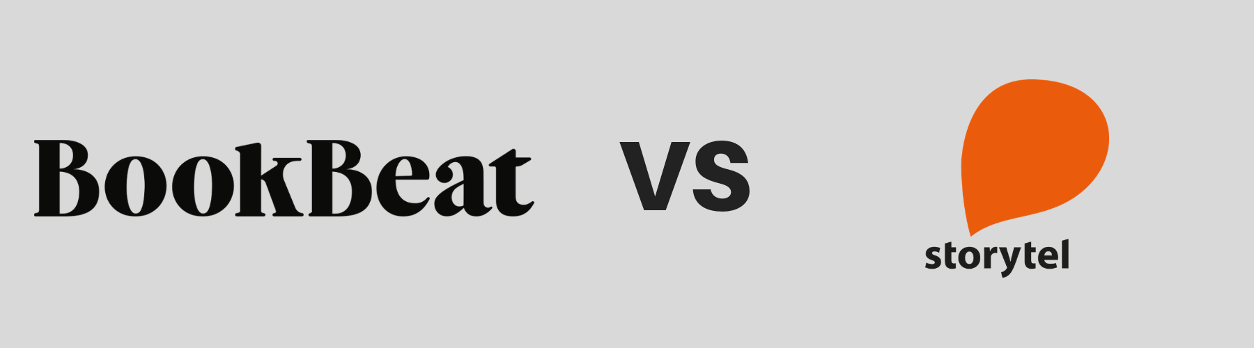 Bookbeat vs Storytel