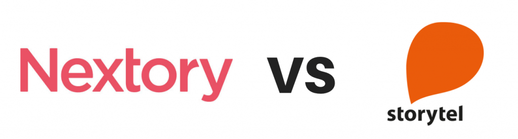 Nextory vs Storytel